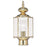 Livex Lighting Outdoor Basics Outdoor Post Head, Polished Brass