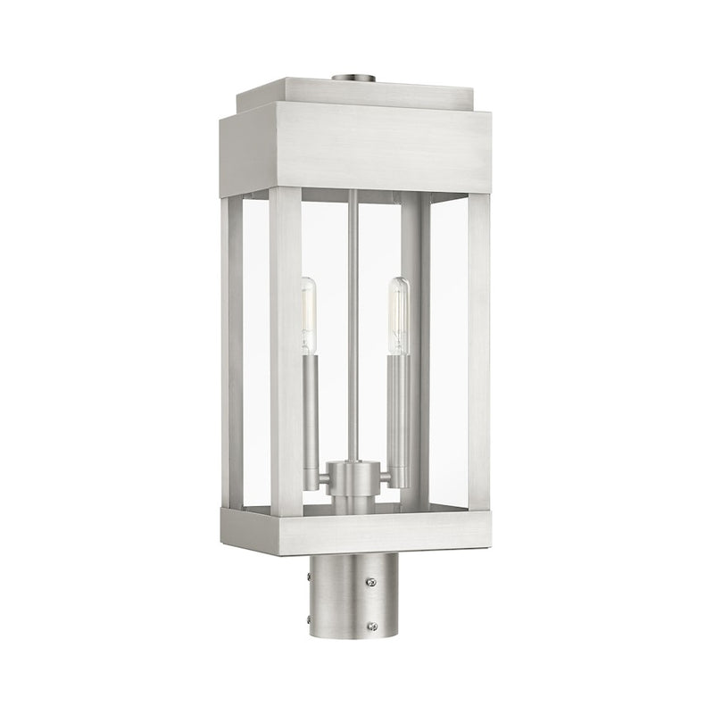 Livex York 2 Light Outdoor Post Top Lantern