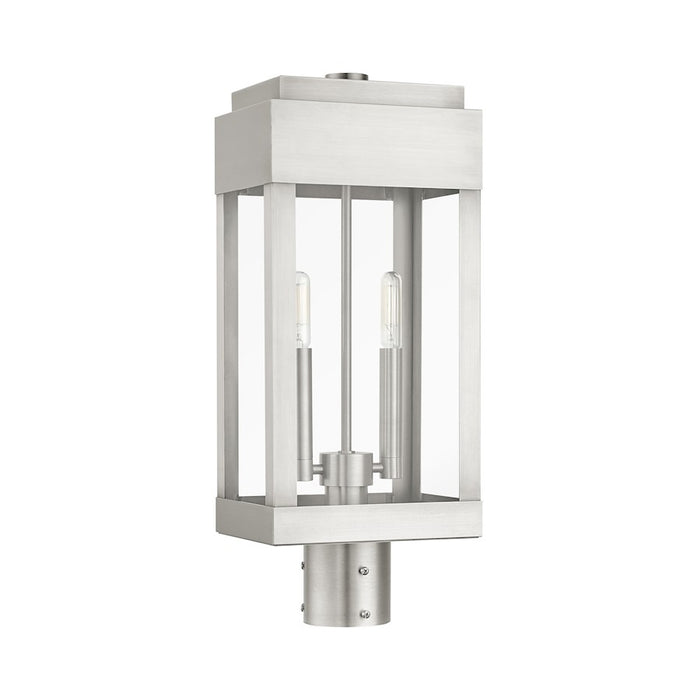 Livex York 2 Light Outdoor Post Top Lantern