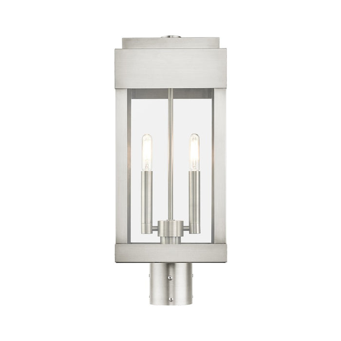 Livex York 2 Light Outdoor Post Top Lantern