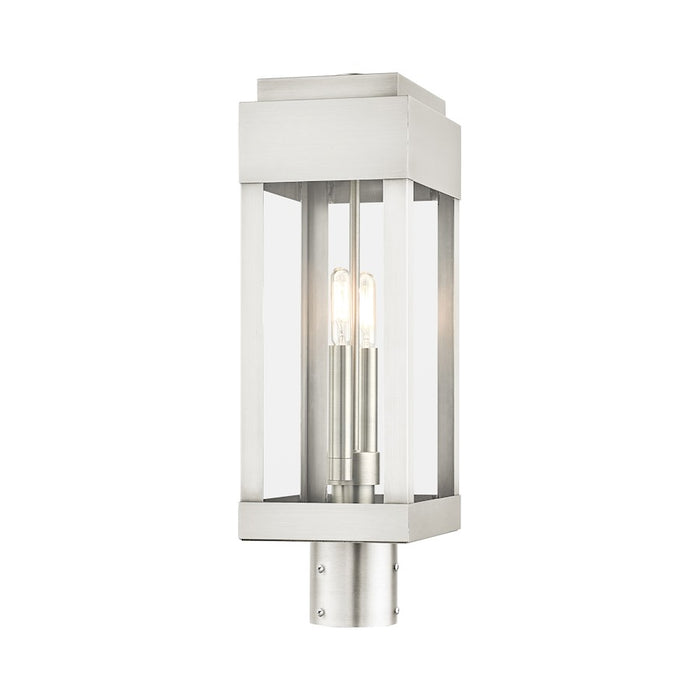 Livex York 2 Light Outdoor Post Top Lantern