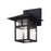 Livex Crestlake 1Lt Medium Outdoor Wall Lantern, Black/Clear Glass