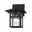 Livex Crestlake 1Lt Medium Outdoor Wall Lantern, Black/Clear Glass