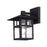 Livex Crestlake 1Lt Medium Outdoor Wall Lantern, Black/Clear Glass