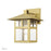 Livex Crestlake 1Lt Large Outdoor Wall Lantern, Gold/Clear Glass - 21323-32