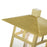 Livex Crestlake 1Lt Medium Outdoor Post Top Lantern, Gold/Clear Glass
