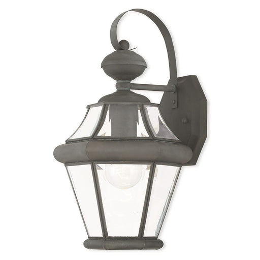 Livex Georgetown Outdoor Wall Lantern, Beveled