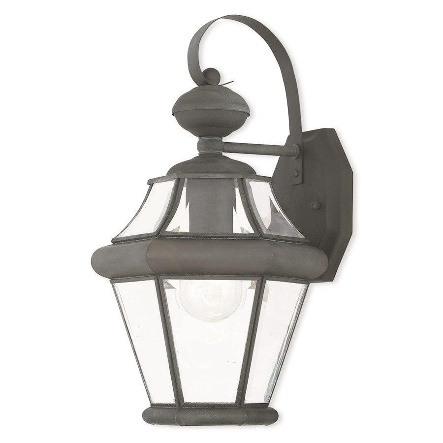 Livex Georgetown Outdoor Wall Lantern, Beveled