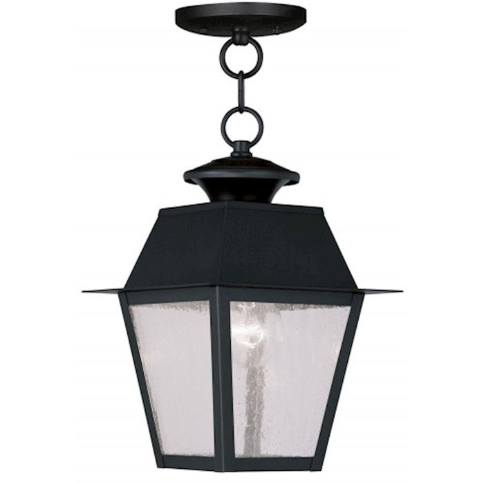 Livex Lighting Mansfield Outdoor Chain Hang, Black
