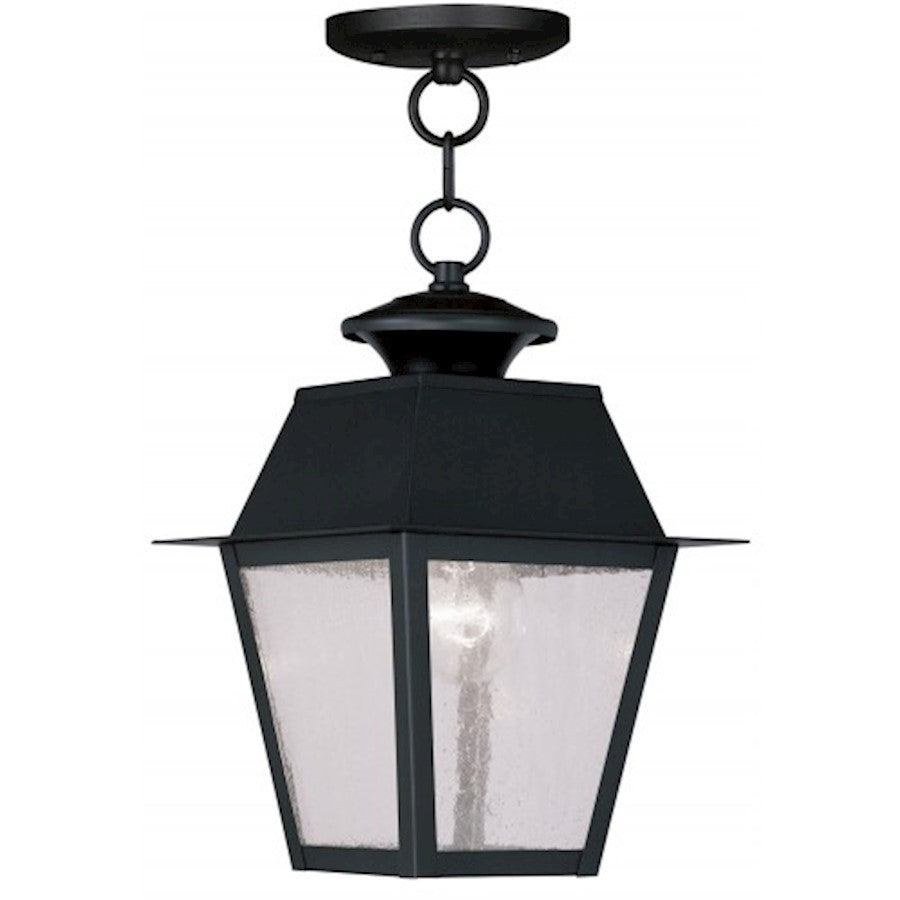 Livex Lighting Mansfield Outdoor Chain Hang, Black
