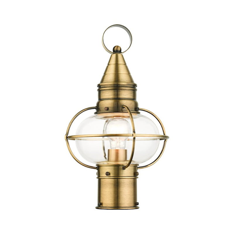 Livex Newburyport 1 Light Outdoor Post Top Lantern