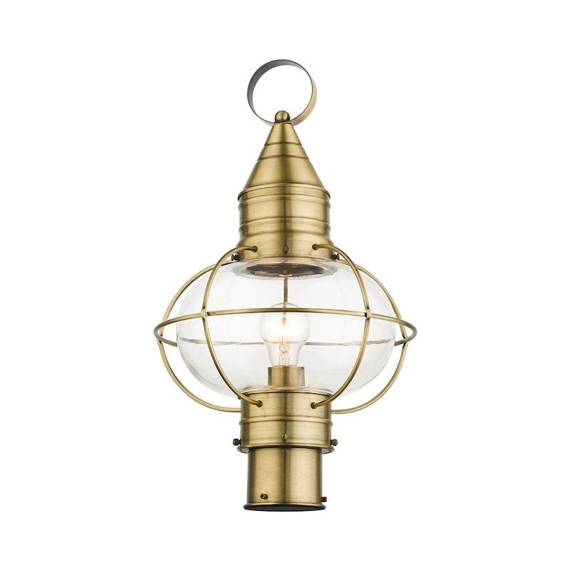 Livex Newburyport 1 Light Large Outdoor Post Top Lantern