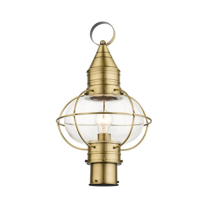 Livex Newburyport 1 Light Large Outdoor Post Top Lantern