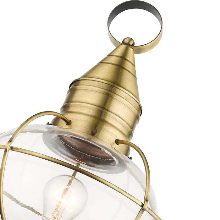 Livex Newburyport 1 Light Large Outdoor Post Top Lantern