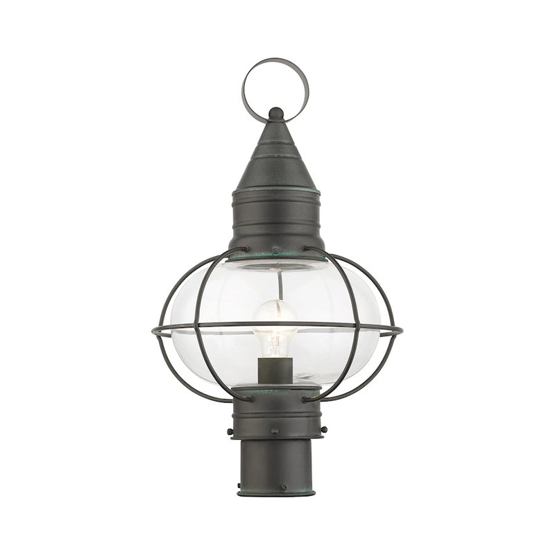 Livex Newburyport 1 Light Large Outdoor Post Top Lantern