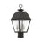 Livex Mansfield Outdoor Post Top Lantern, Black