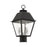 Livex Mansfield Outdoor Post Top Lantern, Black