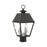Livex Mansfield Outdoor Post Top Lantern, Black