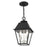 Livex Mansfield Outdoor Pendant Lantern, Black