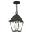 Livex Mansfield Outdoor Pendant Lantern, Black