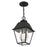 Livex Mansfield Outdoor Pendant Lantern, Black