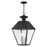 Livex Mansfield Outdoor Pendant Lantern, Black