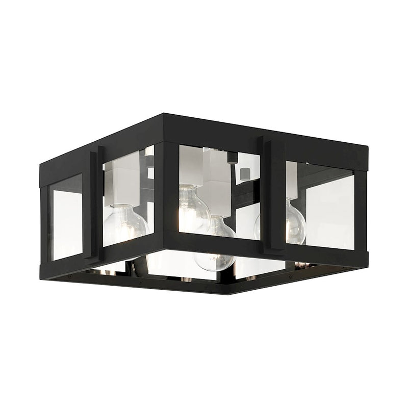 Livex Lexington 4 Light Outdoor Flush Mount