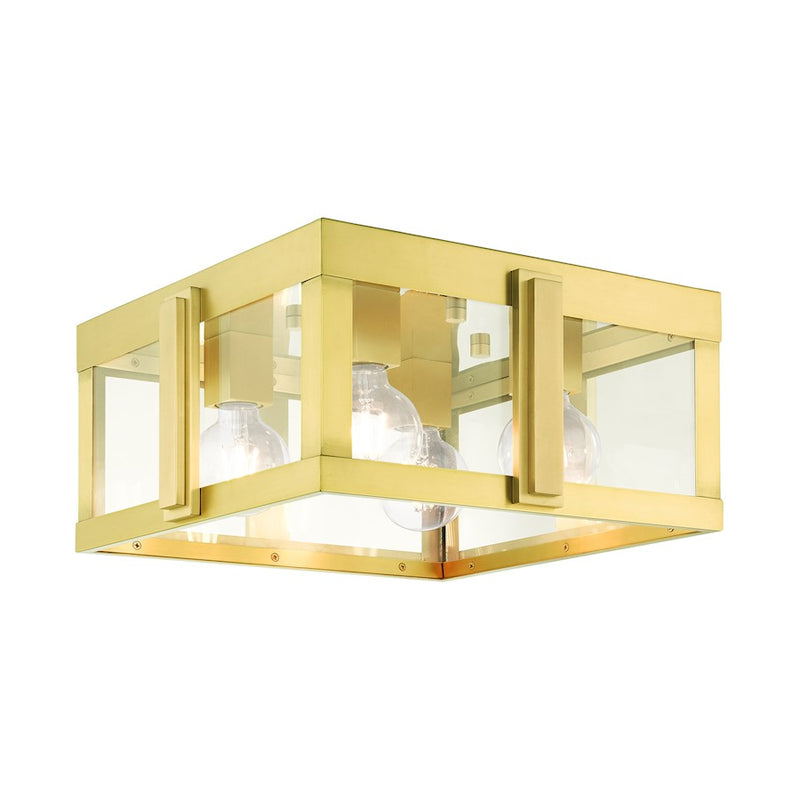 Livex Lexington 4 Light Outdoor Flush Mount