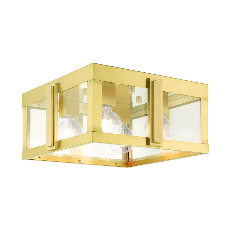 Livex Lexington 4 Light Outdoor Flush Mount