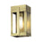 Livex Berksford 1Lt Small Outdoor Wall Lantern, Brass/Clear Glass