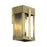 Livex Berksford 1Lt Small Outdoor Wall Lantern, Brass/Clear Glass