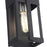 Livex Berksford 1Lt Small Outdoor Wall Lantern, Black/Nickel/Clear