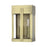 Livex Berksford 2Lt Med. Outdoor Wall Lantern, Brass/Clear Glass