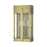 Livex Berksford 3Lt Large Outdoor Wall Lantern, Brass/Clear Glass