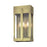Livex Berksford 3Lt Large Outdoor Wall Lantern, Brass/Clear Glass