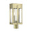 Livex Berksford 2Lt Large Outdoor Post Top Lantern, Brass/Clear Glass