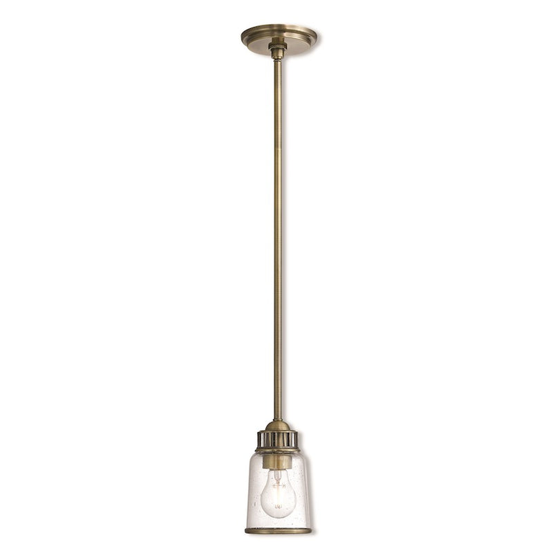 Livex Lighting Lawrenceville 1 Light Mini Pendant