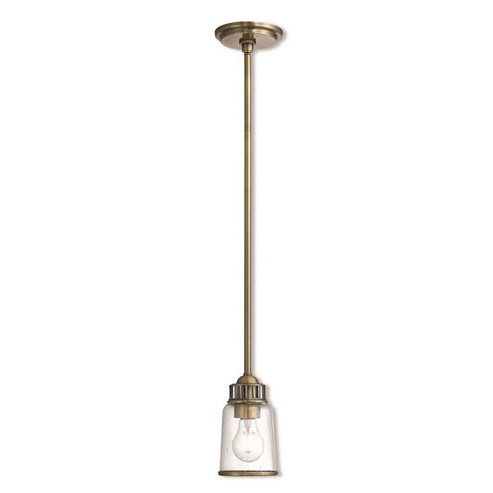 Livex Lighting Lawrenceville 1 Light Mini Pendant