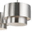 Livex Zolana 3Lt 12" Chandelier, Nickel/Nickel Steel/Shiny White