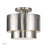 Livex Zolana 2Lt Medium Semi-Flush, Nickel/Nickel/Shiny White - 40054-91