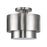 Livex Zolana 2Lt Medium Semi-Flush, Nickel/Nickel/Shiny White