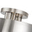 Livex Zolana 2Lt Medium Semi-Flush, Nickel/Nickel/Shiny White