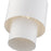 Livex Zolana 1Lt Mini Pendant, White/White Steel/White