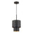 Livex Zolana 1Lt Mini Pendant, Bronze/Bronze Steel/Gold
