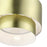 Livex Zolana 1Lt Pendant, Brass/Brass Steel/Shiny White