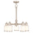 Livex Middlebush 5 Light Dinette Chandelier, Clear/Opal