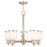 Livex Middlebush Chandelier, Clear Outside/Opal Inside