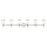Livex Middlebush Bath Vanity, Clear/Opal