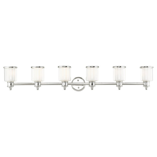 Livex Middlebush Bath Vanity, Clear/Opal