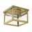 Livex Milford Flush Mount, Antique Brass